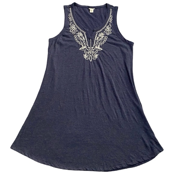 Lucky Brand Embroidered Shift Dress - Picture 2 of 8